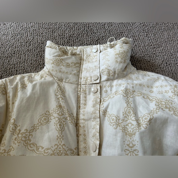 BDG Isla Printed Linen Puffer Jacket - Picture 3 of 6